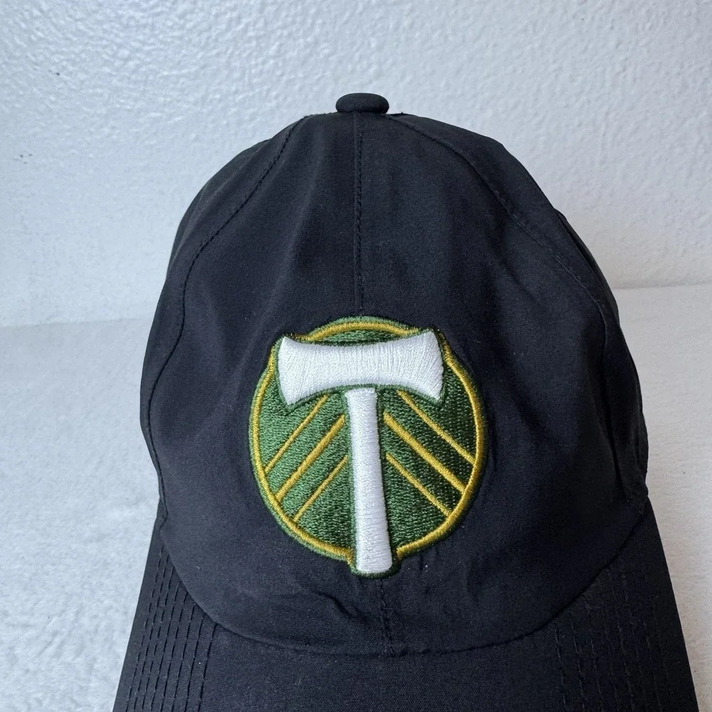 New Era Black Portland Timbers‎ Gore-Tex 9FORTY Adjustable Strapback Hat Cap